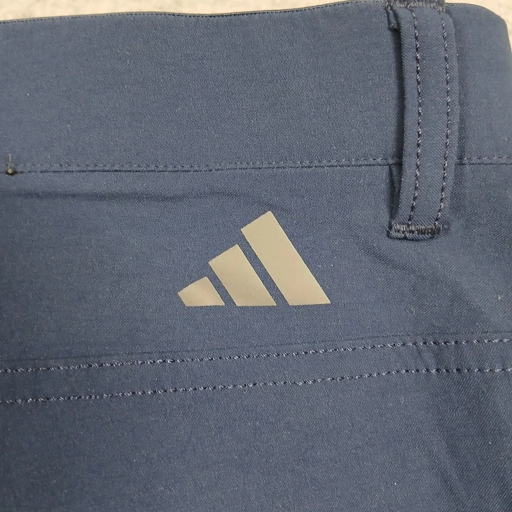 Adidas IW0200 Performance Golf Pants Men's Size 32x32‎ Navy Blue Stretch EUC